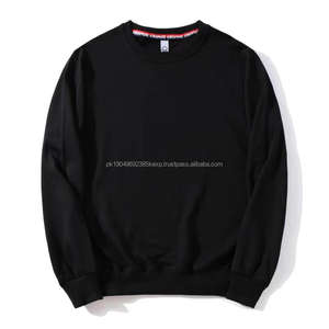 Logo personnalisé correspondant coton Hody Sudaderas Algodon Para Mujer Sweatshirts col rond chemise hommes poids lourds CrewneckDDP expédition - Product Image 2