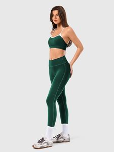 Leggings de sport sculptants taille haute pour femme, soutien-gorge de sport de maintien, extensibles dans les quatre sens, pour l'entraînement et les activités sportives - Product Image 4