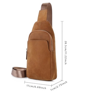 Bolso de Pecho de Cuero Cómodo y de Fácil Movilidad, Bolso Cruzado de Cuero Moderno, Mochila de Pecho, Diseños Recién Llegados - Product Image 3