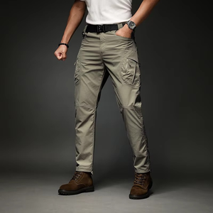 OEM Best-Selling Men's Formal Tactical Lightweight Breathable Waist Canvas Multi-Pocket Straight <b>Work</b> Men's Pants & Trousers - Product Image 6