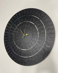 Creative Islamic <b>Silent</b> Quartz Wall <b>Clock</b> with Calendars and Radio Single Face Iron Design Luxury Home Decor for Living Room - Product Image 2
