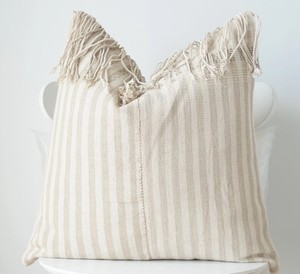 100% Woven Cotton Stripe Cushion Cover | Decorative Sofa Throw Pillow Cover | Custom Wholesale - Product Image 3
