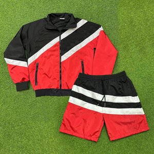 Chaqueta Cortavientos de Alta Calidad para Hombre, Diseño Color Block con Parches, Chaqueta Deportiva de Poliéster y Nailon, Chaqueta Deportiva con Cierre para Hombre, Tallas Grandes - Product Image 6