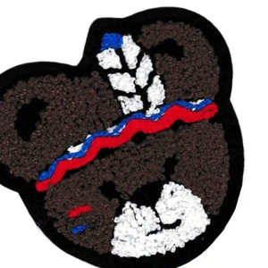 Patch brodé personnalisé pour femme, style universitaire, avec logo, à thermocoller ou à coudre, pour vestes et casquettes, vente en gros - Product Image 2