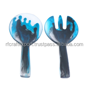 Outil de service de salade en résine décorative de haute qualité Dernière décoration de table pour les mariages - Product Image 4