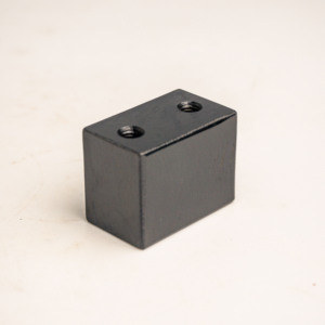 AMT VINA Tight Tolerance Black Solid Metal <b>Mounting</b> <b>Block</b> Hardware CNC Machined Parts Vietnam OEM Factory - Product Image 1