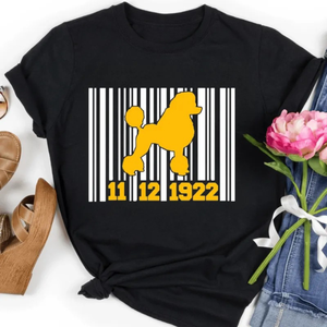 T-shirt à imprimé graphique Sigma Gamma Rho pour femme, manches courtes, personnalisé, lettres grecques de la sororité, col rond, décontracté, en coton, tendance - Product Image 1