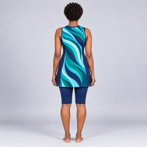 Oem New Collection Modest 2 Piece <b>Burkini</b> Set High Cut Long Sleeves Islamic 2 Piece Set <b>Plus</b> <b>Size</b> Modest 2 Piece <b>Burkini</b> Set - Product Image 4