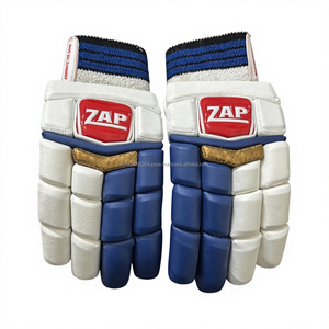 Guantes de Bateo de Cricket para Mano Izquierda ZAP Bouncer, Protección Reforzada, Absorción de Impactos, Palma de Cuero, Agarre Fuerte, Doble Costura - Product Image 1