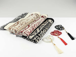 Nouveau design, tapis de prière turc incurvé Jaenamaz, tapis de prière musulman islamique Sejdah, Hajj, Omra, Ramadan, tapis de prière portable imperméable - Product Image 3