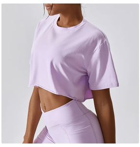 2026 Hot Sale High Quality Custom Print Ladies Sport T-Shirt Tee Shirts Women Crop <b>Top</b> T-shirt Plain T Shirt for Women - Product Image 5