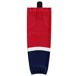 ชุดกีฬาแบบซับลิเมชั่นพร้อมโลโก้ทีมแบบกำหนดเองได้ MOQ ต่ำ ผ้าโพลีเอสเตอร์ยืดหยุ่นระบายอากาศได้ดี ถุงเท้าฮอกกี้น้ำแข็งสำหรับเด็กและผู้ใหญ่ รับผลิตแบบ OEM - Product Image 2