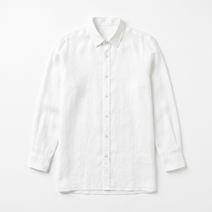 Men's Summer <b>Longline</b> Blank Solid Linen Shirt Extended Hem Casual <b>Top</b> OEM ODM Wholesale Factory Private Label Low MOQ - Product Image 1