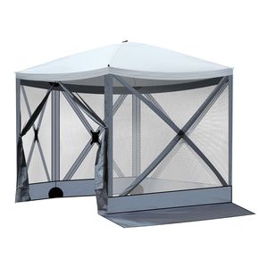 Tenda Pop-Up da Campeggio 3x3 Metri per Esterni, Gazebo Portatile per Campeggiatori - Product Image 2