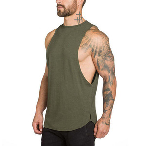 Débardeur de sport pour homme, style streetwear, col rond, 100% coton, séchage rapide, respirant, écologique, avec logo personnalisé, vente en gros - Product Image 5