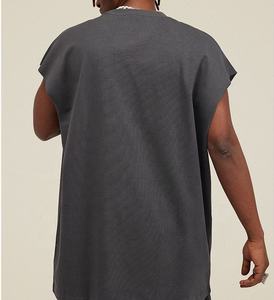 เสื้อกล้ามถักแฟชั่นผู้ชายแบบสั่งทำพิเศษ คุณภาพพรีเมียม สไตล์เสื้อสเวตเตอร์ ล้างสีแบบแอซิดวอช เสื้อกล้ามลำลองสำหรับผู้ชาย - Product Image 3