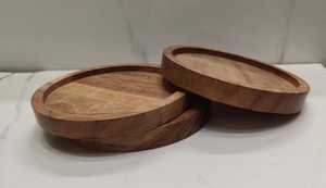 Posavasos de madera hechos a mano, reutilizables y resistentes al calor para comedor y oficina al mejor precio - Product Image 5