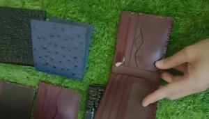 Cartera de Hombre de Cuero Genuino, Tarjetero Bifold de Cuero Real, Elegante, Variante Multicolor, Artículo de Regalo para Hombre, Duradera y Delgada - Product Image 2