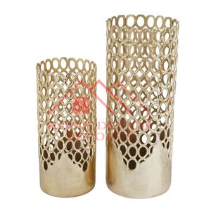Floor Decorations Unique Design Metal Aluminium <b>Vases</b> for Wedding Floor Living Room Modern Antique <b>Gold</b> Flower <b>Vases</b> - Product Image 3