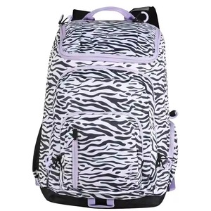 Bolsa de transporte con múltiples compartimentos con estampado de cebra, bolsa de almacenamiento ligera para el trabajo escolar y los viajes - Product Image 6