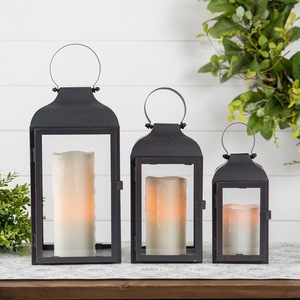 Home Decor Customised <b>Black</b> Table Top Outdoor Indoor Metal Candle <b>Lanterns</b> Farmhouse Floor & Hanging Metal Candle <b>Lanterns</b> - Product Image 3