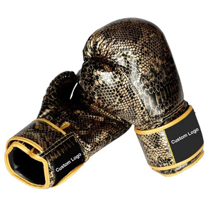Guantes de Boxeo Profesionales de Cuero Vacuno y PU para Adultos, Alta Calidad, Tallas 8oz y 12oz, Agarre Ergonómico para Gimnasio - Product Image 2