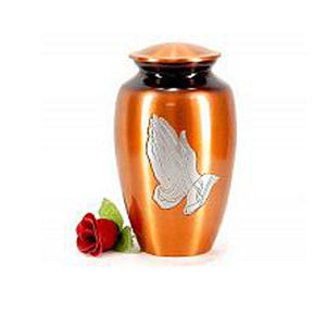New Arrival Chestnut Decorative Metal Burial <b>Ashes</b> Urn Wide Band Memorial <b>Keepsake</b> <b>for</b> Cremation Funeral Supplies - Product Image 6
