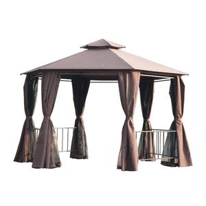 Gazebo e Pergola Durevole 4x4m per Patio e Intrattenimento all'Aperto - Product Image 3
