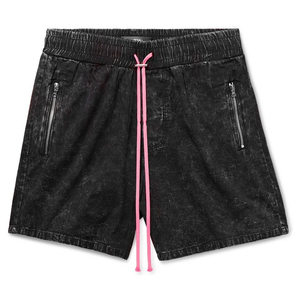 Pantalones Cortos de Algodón para Hombre, Talla Grande, Lavado Ácido, Personalizados, de Verano, Alta Calidad, 100% Algodón, Diseña Tu Propio Logotipo - Product Image 1