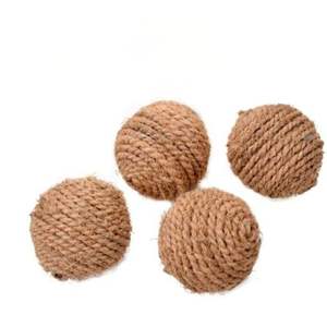 Décoration de bureau suspendue artisanale vintage en fleurs séchées cosmiques, nouée à la main avec corde naturelle en coco, motif Art Déco croisé DB - Product Image 3