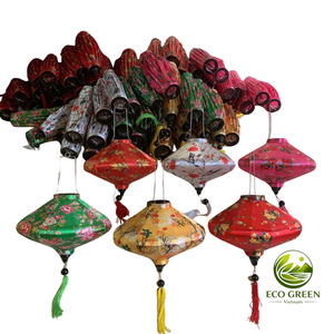 Lámpara Colgante Vietnamita Tradicional Hecha a Mano con Linterna de Seda de Hoi An, Decoración para el Hogar, Venta al Por Mayor, Exportación - Product Image 1