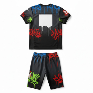 ชุดอเมริกันฟุตบอลประสิทธิภาพสูง พิมพ์ลายโลโก้ตามสั่งด้วยเทคนิค Sublimation เสื้อทีมทนทาน ระบายเหงื่อได้ดี กางเกงขาสั้นสำหรับผู้ใหญ่ - Product Image 3
