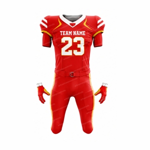 Uniforme de Fútbol Americano Personalizado para Jóvenes y Adultos, Jersey Deportivo para Equipos, OEM ODM - Product Image 2