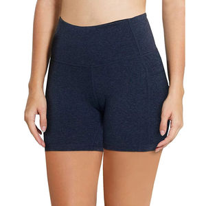 Shorts de sport pour femmes, respirants, à séchage rapide, pour yoga et gym, coupe ajustée, en polyester, style cycliste, haute qualité, service OEM ODM - Product Image 1