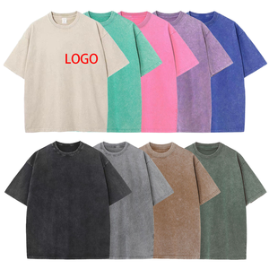 เสื้อยืดผู้ชายทรงบ็อกซี่ผ้าฝ้าย 100% ขายส่ง พิมพ์โลโก้ตามสั่ง หนัก ทรงโอเวอร์ไซส์ ไหล่ตก 270 GSM คุณภาพสูง - Product Image 3
