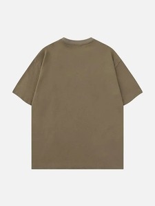 เสื้อยืดผู้ชายไซส์ใหญ่ ผ้าฝ้าย 100% 180GSM สำหรับฤดูร้อน แบบเรียบ ไม่มีลาย พิมพ์ลายดิจิตอลได้ คุณภาพสูง แขนสั้น - Product Image 6