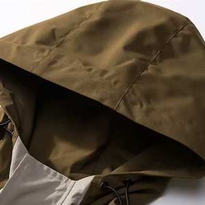 Chaquetas de Nailon Impermeables Reversibles Ligeras de Calidad de Lujo, Personalizadas, Tallas Grandes, con Cierre de Cremallera, Chaquetas Unisex Resistentes al Viento, Servicio OEM - Product Image 3