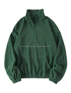 Sudadera con capucha Media cremallera Hombres 2025 Otoño Invierno Cremallera suelta Media cárdigan Cachemira Sudadera con capucha Quarter Zip - Product Image 4