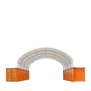 Tenda Container a Doppia Struttura 40FT X 40FT con Copertura in PVC Resistente da 21 oz TMG DT4041C (Precedentemente DT4040C) - Product Image 2