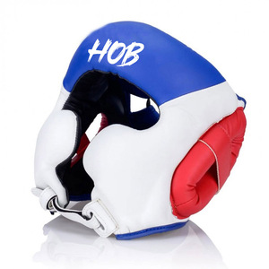 HOB Boxing <b>Head</b> Guard PU Leather Black Red Protective <b>Head</b> Protection Adult Unisex Buckle Closure Sports <b>Style</b> - Product Image 6
