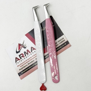 Pince à épiler écologique pour cils, design personnalisé durable, pince à épiler pour extensions de cils à volume 90 degrés avec logo - Product Image 6