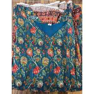 CHINON DE DISEÑADOR CON UNA PIEZA IMPRESA TRITURADA COMPLETA VERDE - Product Image 2