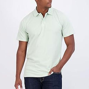 Men’s Casual Short Sleeve Polo <b>Shirt</b> – Soft Cotton Blend <b>Collared</b> <b>T</b>-<b>Shirt</b> with Modern Fit for Smart Everyday Wear - Product Image 2