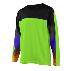Jersey de Carreras BMX de Diseño Personalizado, Calidad Premium, Largo, Transpirable, Estampado, para Hombre, Ropa para Motociclismo y Automovilismo - Product Image 1