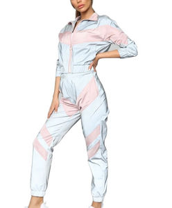 Chaqueta cortavientos impermeable para mujer, chándal de nailon para mujer, chaqueta cortavientos con cremallera, trajes para mujer con logo personalizado impreso - Product Image 6