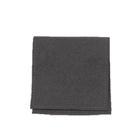 Pochette à bijoux avec rabat en tissu suédé et microfibre avec logo personnalisé Petit conteneur de stockage de cadeaux imprimé