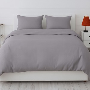 Misty Grey 300 Thread Count Pure <b>Bamboo</b> Solid Bedsheet Ultra Soft Eco-Friendly Sustainable Luxury Bed Linen with Breathable - Product Image 5
