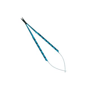 กรรไกรไทเทเนียมโค้งขนาดเล็กแบบ Castroviejo เครื่องมือผ่าตัดขนาดจิ๋วที่มีความแม่นยำสูงสำหรับการผ่าตัดจักษุและหลอดเลือด - Product Image 3