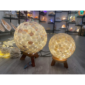 Premium Classic Flute Shell Wine Glass Sparkling Glass Base Handmade Decorative Seashell Goblet for Beach Party Wedding Martini - Product Image 5