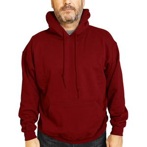 <b>Men</b> <b>Pullover</b> Hoodie Fleece 100% Cotton Quick Dry Breathable OEM Service Streetwear Long Sleeves - Product Image 2